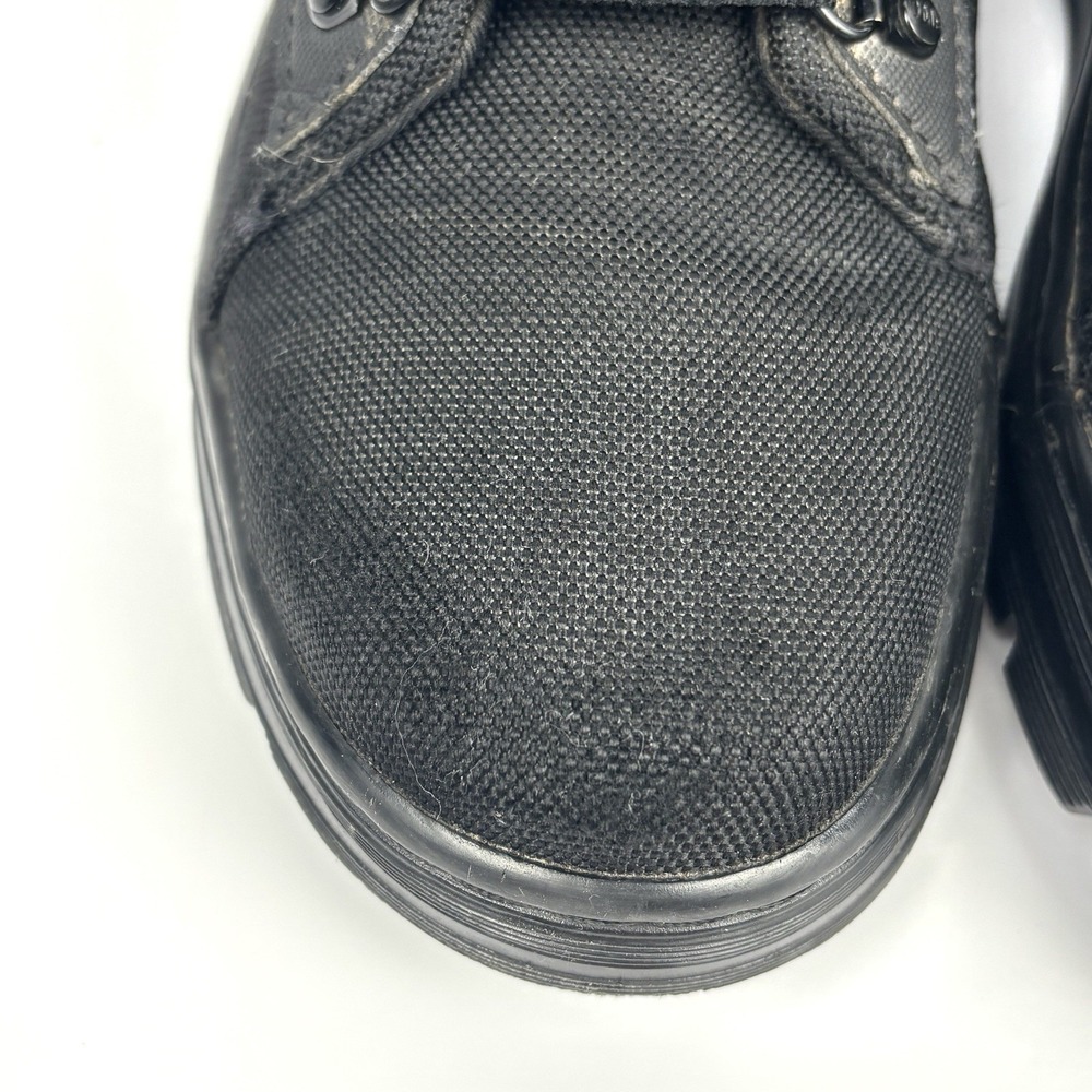 Dr. Martens Combs W Combat Boots Black Canvas Womens Size 8 Ankle Lace Up AW004 - Picture 7 of 12